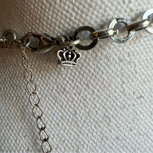 Premier Designs Antiqued Bib Necklace with Ornate Plated and Resin Pieces Purple - Picture 9 of 11